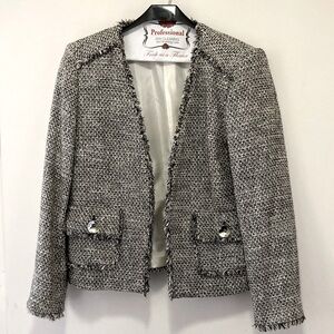 Zara tweed boucle jacket